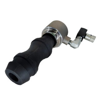 1.5", Double Bubble Nozzle Assembly, Cast Aluminum, 1/2" Needle Valve, 12 Port Water Ring