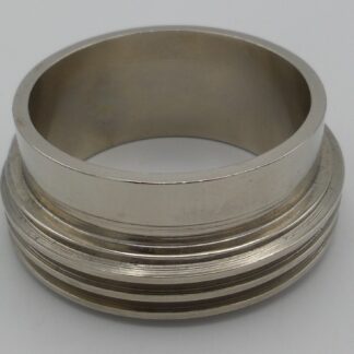 1.5" Nozzle Retainer, Male, Coarse, Nickel Plated, Carbon Steel